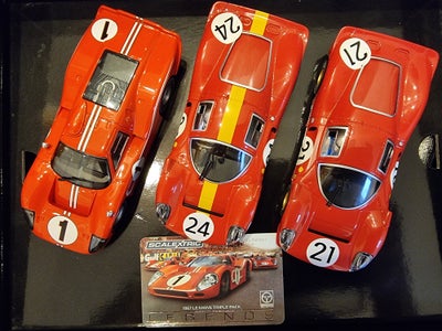 Racerbane, Scalextric  C3892A, skala 1/32, 1967 Le Mans triple pack. Limited edition på 2.000 stk.
2
