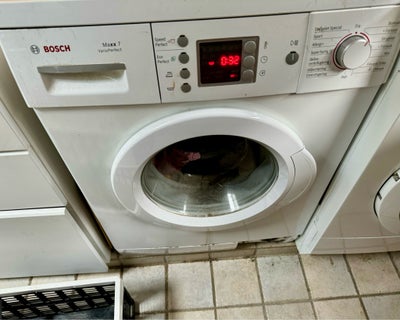 Bosch vaskemaskine, Maxx7 variant Perfect, frontbetjent, 1600 omdr./min., Meget fint, skifter pga om