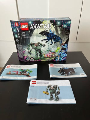Lego andet, LEGO Avatar 75571 Neytiri og thanator mod Quaritch i AMP-dragt. 

Original kasse og inst