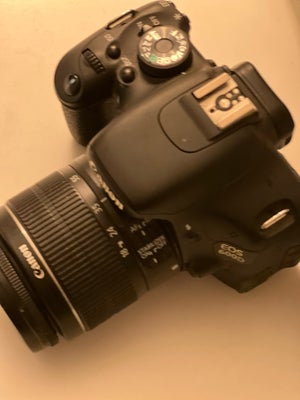 Canon, EOS 600D, spejlrefleks, Perfekt, Jeg købte dette kamera i Elgiganten for et par år siden til 