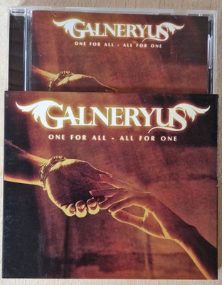 Galneryus: One for all - all for one, metal, Medie/cover NM/NM 

Kan sendes for købers regning eller