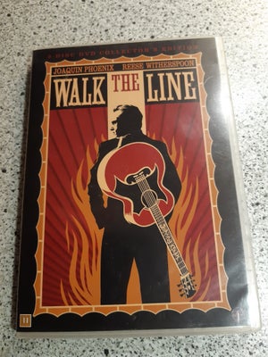 Walk The Line, DVD, drama, Drama music film fra 2005
Med bla Joaquin Phoenix 
2 disc udgave 
Origina