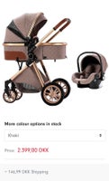 Lightweight 3 In 1 Luxury Baby Stroller+ car seat