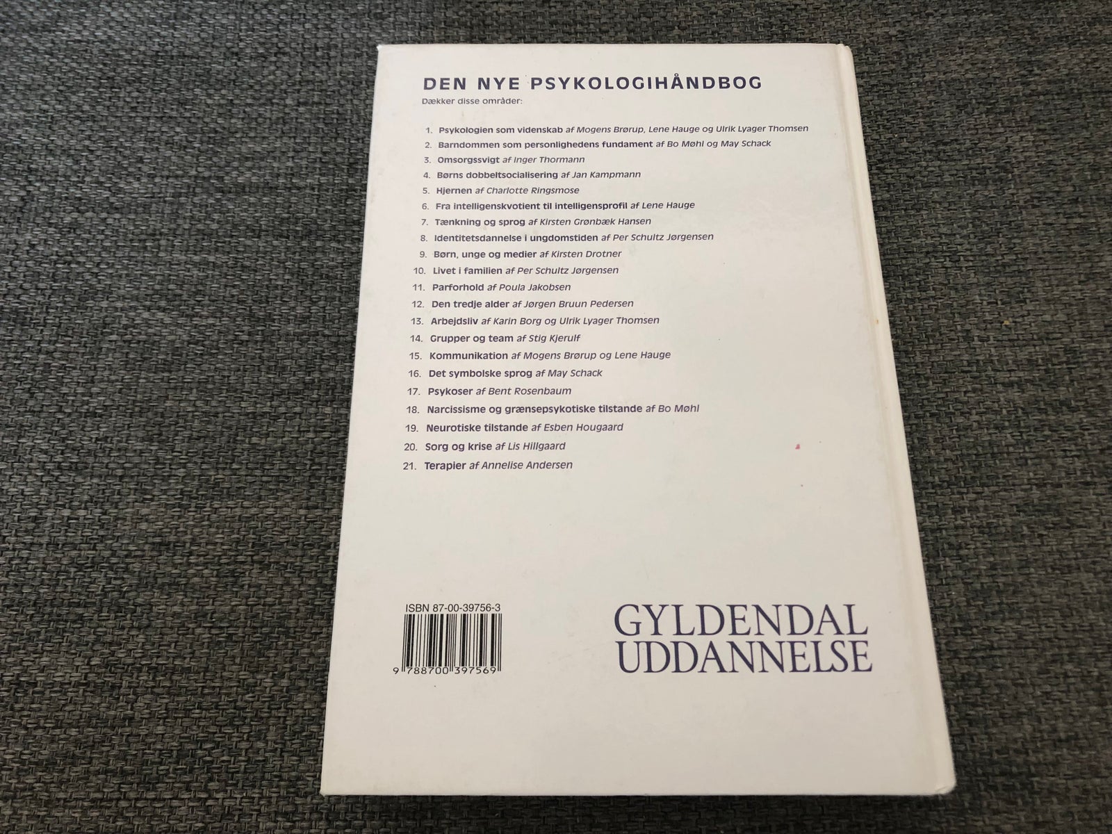 Den nye psykologihåndbog, Mogens Brørup et.al, år 2002