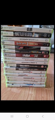 Call of duty, nba,assassins,batterfield,club, Xbox 360
