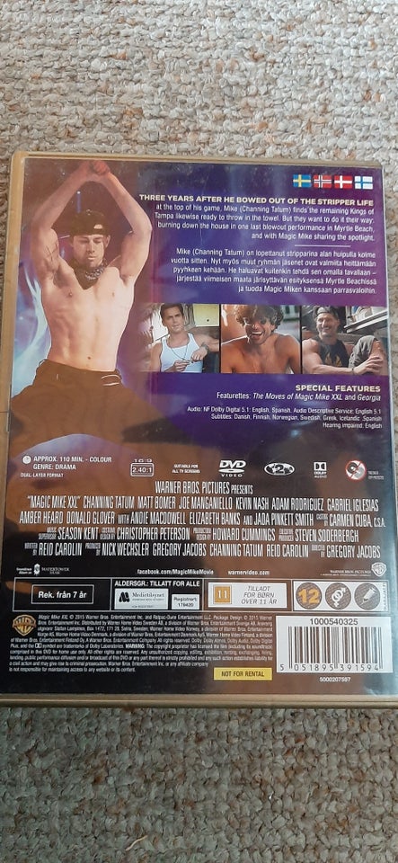 Magic Mike, DVD, musical/dans