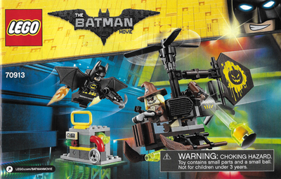 Lego Super heroes, 70913 Batman Movie Scarecrow Fearful Face-off
komplet med byggevejledning, minifi