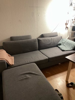 Sofa, 3 pers. , Bolia, Sælger denne lækre sofa med tilhørende nakkestøtter og puf. 
Sofaen måler 230