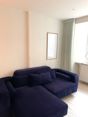 Sofa, velour, Formel a, FORMEL A SOFA - blue velvet, 230 cm, se mere her: https://formela.dk/product