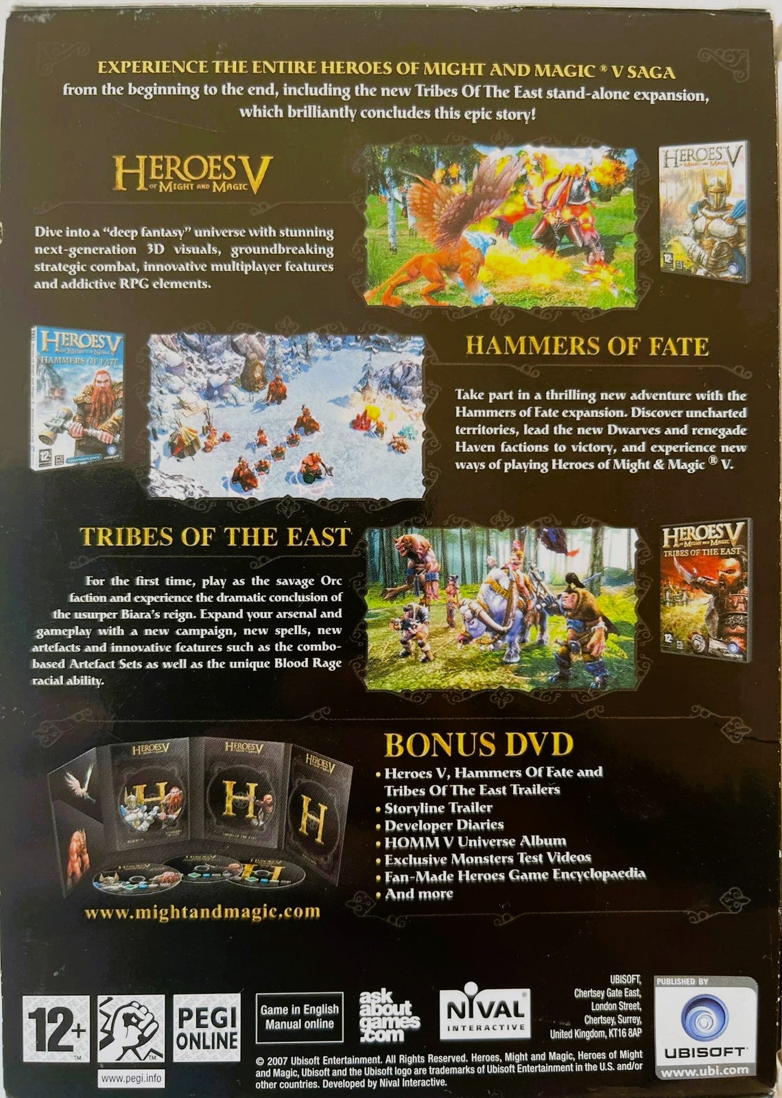 Heroes of might and magic V collectors edition, til pc,