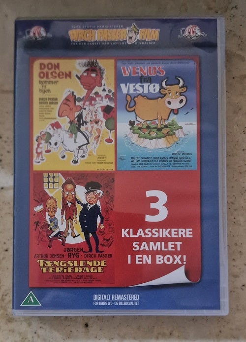 Dirch Passer Box (3 DVD), DVD, familiefilm dba.dk – Køb og Salg af Nyt og Brugt