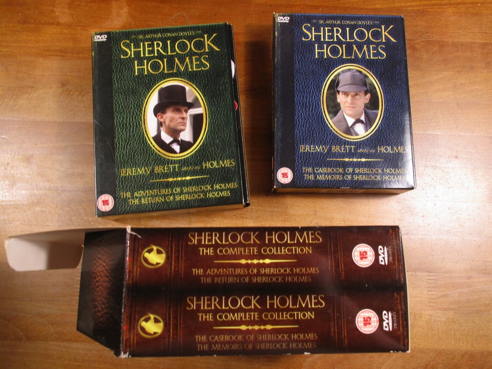 Sherlock Holmes. The Complete Collection, DVD, krimi