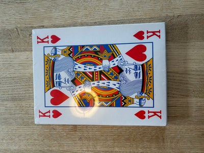 Kæmpe spillekort, Kæmpe spillekort, kortspil, 21 x 28 cm. Aldrig brugt - stadig i indpakningen. 