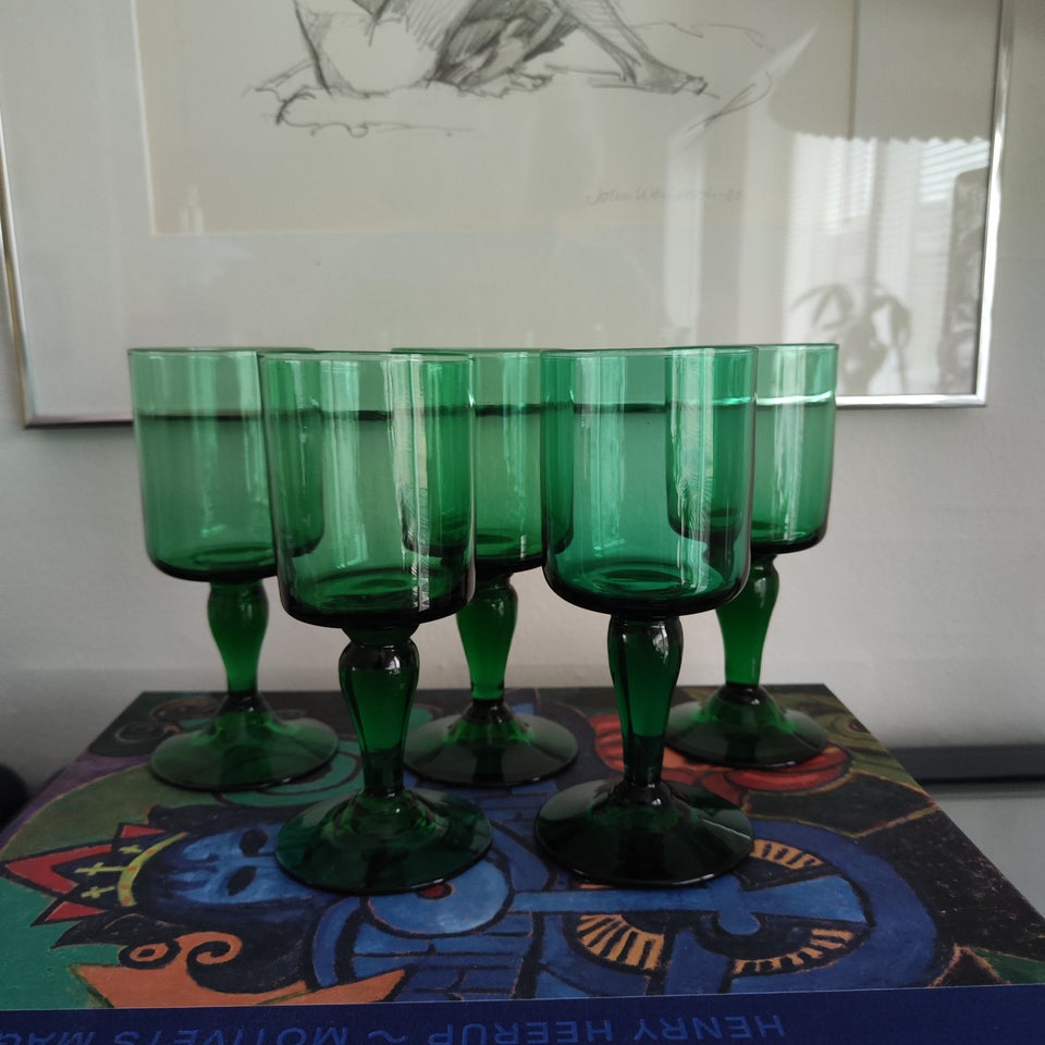 Glas, Vintage vinglas, Gullaskruf