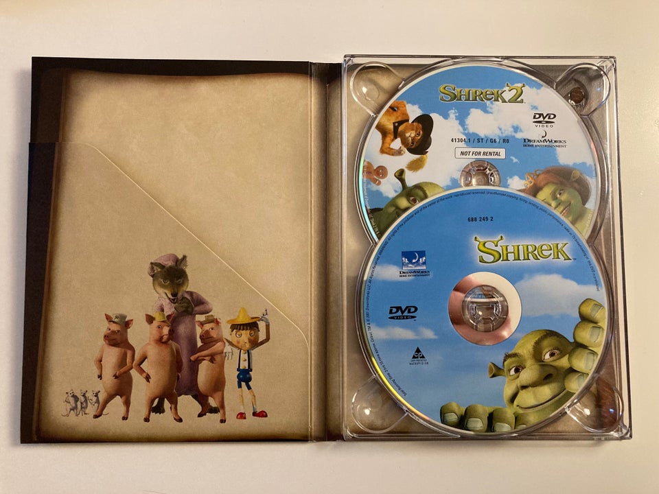 The Shrek Collection - historien indtil nu…, DVD, animation