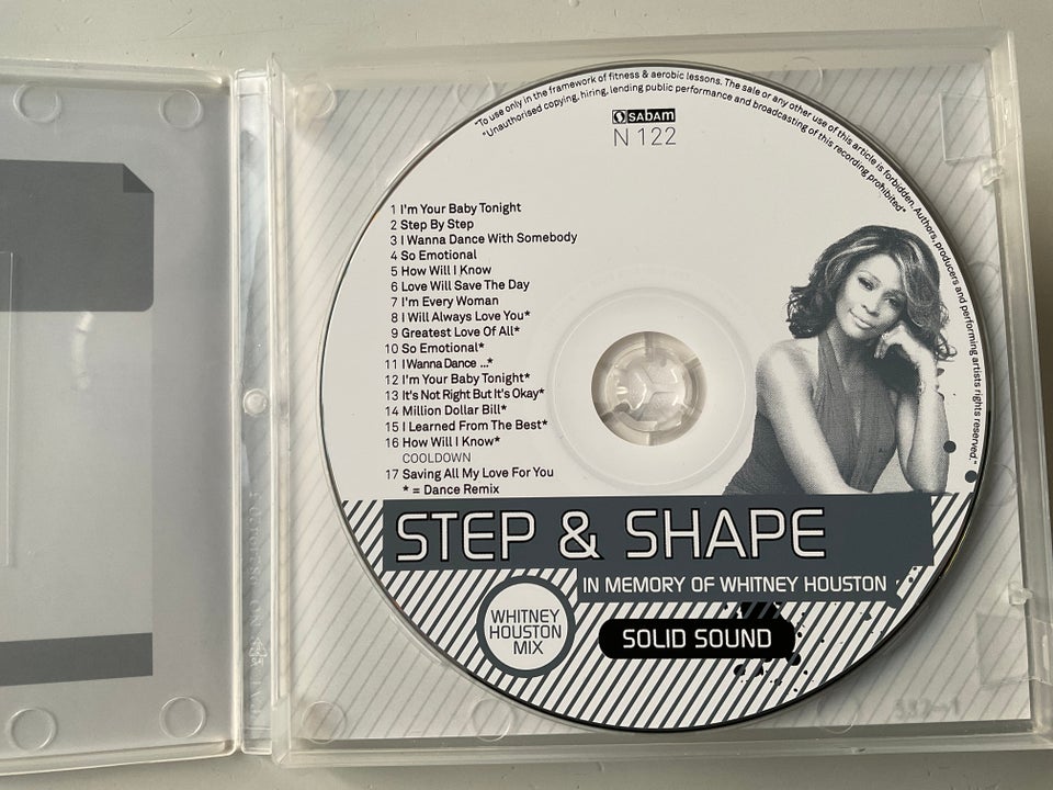 Trænings DVD/CD, CD - STEP & SHAPE In Memory Of Whitney