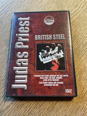 Judas Priest: British Steel (DVD), rock, Musik-DVD med en fremragende dokumentar om tilblivelsen af 