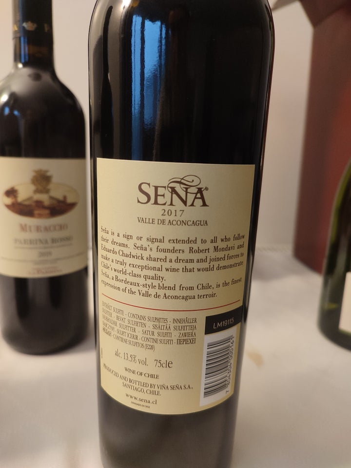 Vin og spiritus, Sena 2017, Rødvin