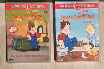 Karlsson på taget, DVD, tegnefilm, Udgået samlebox med følgende 9 afsnit:

Karlsson på taget 
Karlss