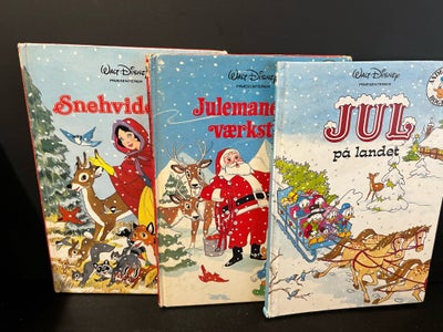 Disney julebøger, -, Snehvides jul, jul på landet og julemandens værksted. Samlet pris