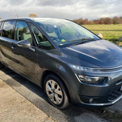 Citroën Grand C4 Picasso, 1,2 PureTech 130 Seduction 7prs, Benzin, 2016, km 142000, gråmetal, 5-dørs