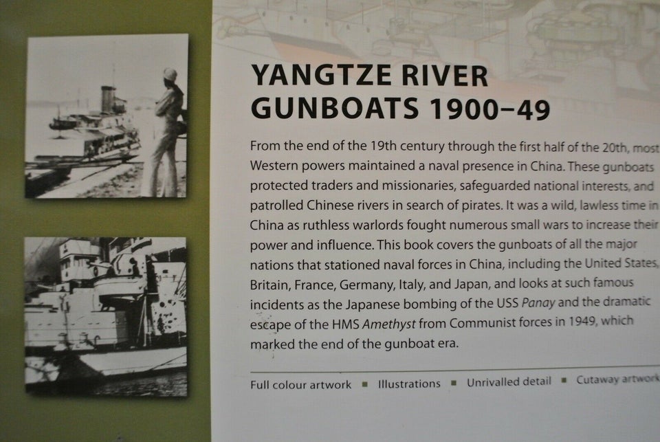 yangtze river gunboats 1900-49, by angus konstam. ill. by