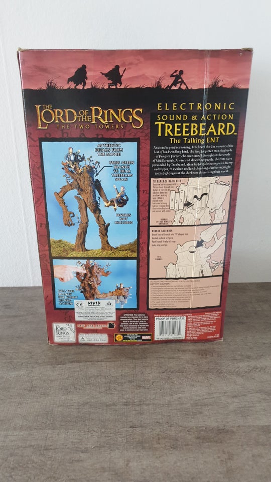 Elektronisk Treebeard Ringenes Herre Figur, Toy Biz