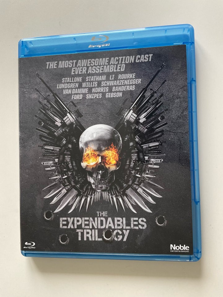 The Expendables Triology 3 film, Blu-ray, action