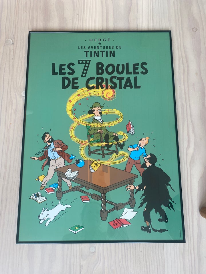 Plakat , Herge, motiv: Tintin