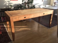 Skrivebord, ILVAs genbrugs teaktræ møbler, b: 170 d: 75 h: