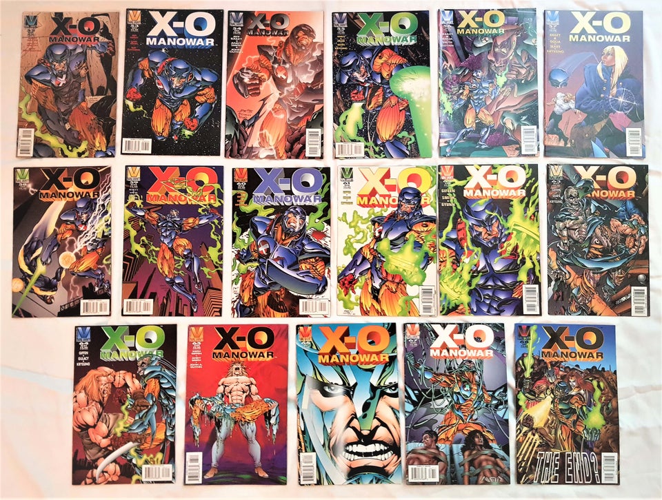 X-O MANOWAR vol. 1 – 1992-96, Valiant Comics, Tegneserie