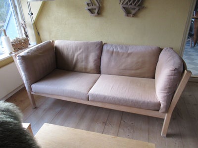 Sofa, træ, 3 pers. , Arkitekt Andreas Hansen, Tremmesofa model AH 302 ½ i sæbebehandlet bøg. Arkitek