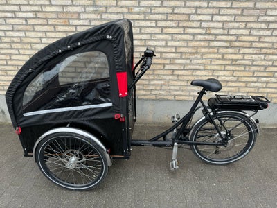 Christiania, Christiania elcykel ladcykel cykel 
Light aluminium model fra 2021 i super fin stand 
M