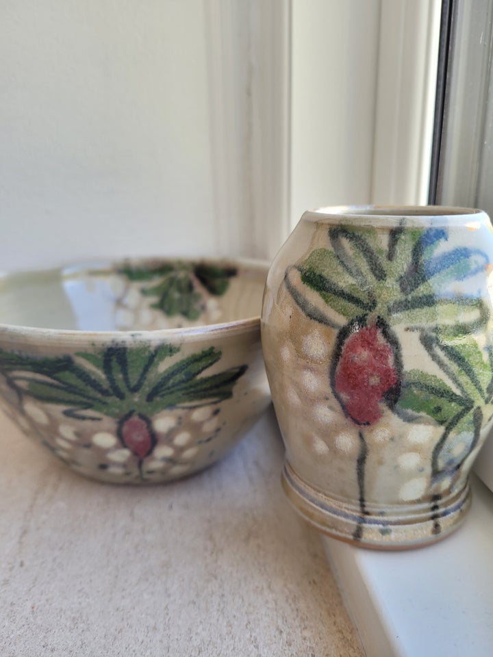 Keramik, Skål Vase sæt, Paradis Keramik Bornholm