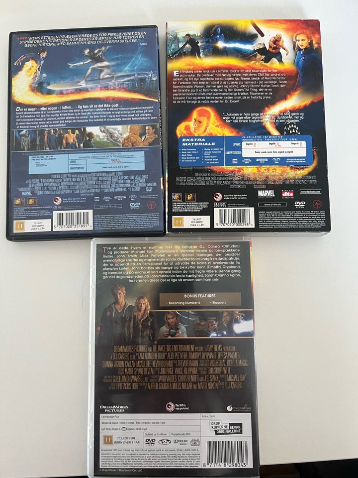 Forskellige dvd titler, DVD, action