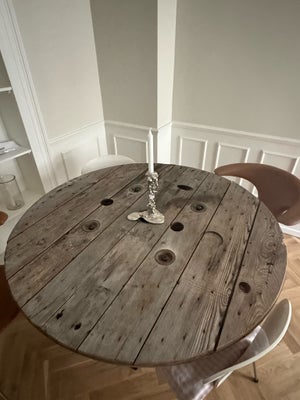 Spisebord, Træ, b: 120, Kabeltromle bord 

Ø125

Byd