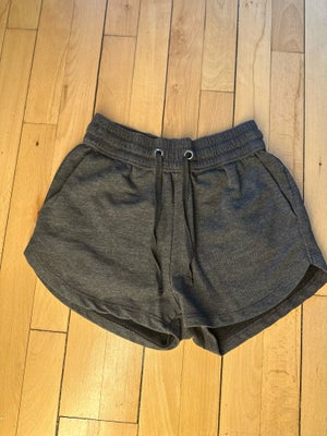 Shorts, h&m, str. 34,  grå,  Næsten som ny, Shorts i sweatshirtkvalitet af bomuldsblanding. Shortsen