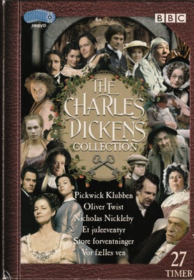 The Charles Dickens Collection (10-disc), instruktør Div, DVD, drama, Som ny, 1,3,4,5,6 stadig med f