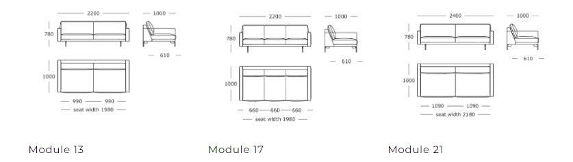 Anden arkitekt, Wendelbo Edge V1 Sofa, sofa