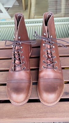 Støvler, Red Wing, str. 45,  Brun,  Læder,  Ubrugt, Red Wing Iron Ranger model 8111 i Amber Harness 