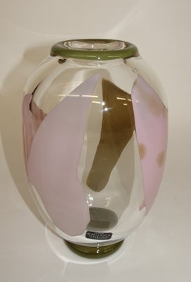 Vase, Anna Ehrner, Kosta Boda, Flot vase fra Kosta Boda, designet af Anna Ehrner der er en meget dyg