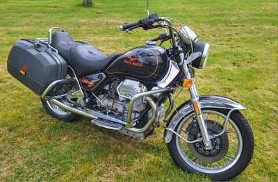 Moto Guzzi, Californien 3, 957 ccm, 68 hk, 1990, 43000 km, Sort, m.afgift, Rigtig fin motorcykel med
