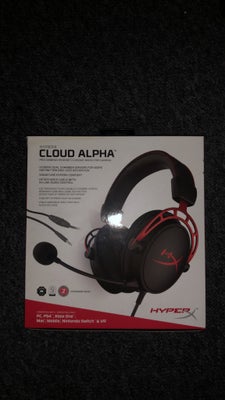 headset hovedtelefoner, Andet mærke, HyperX Cloud Alpha, Perfekt, Hej,

Jeg har et helt ubrugt heads