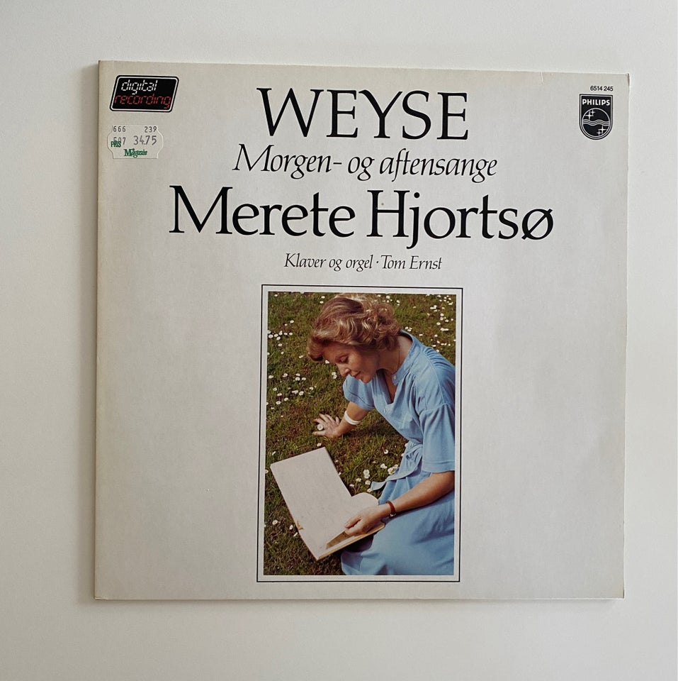 LP, Merete Hjortsø / Tom Ernst, Weyse : Morgen- & aftensange