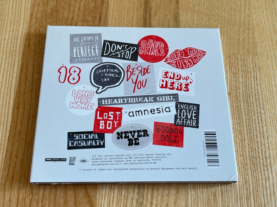 5SOS 5 Seconds of Summer Debut ink. B-sides CD