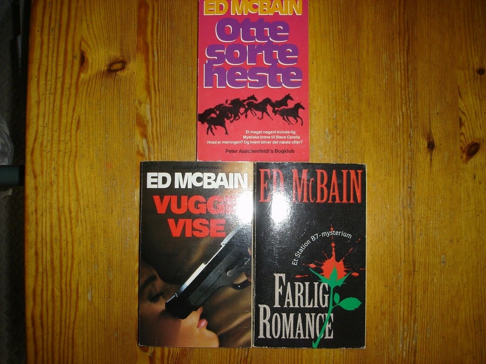 Flere titler, Ed McBain, genre: krimi og spænding