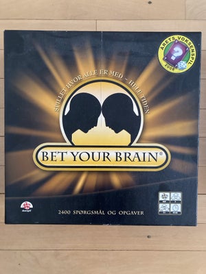 Bet Your Brain brætspil for voksne, Bet Your Brain brætspil, brætspil, Som nyt. Brugt 1 gang