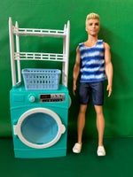 Barbie, Ken og vaskemaskine