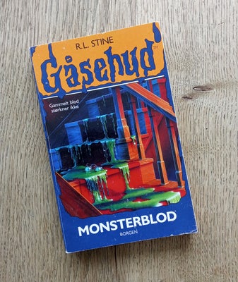Gåsehud Monsterblod, R. L. Stine, genre: gys, Bog i Gåsehud serien, på dansk. Se billede...

Se også