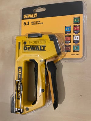 Klammepistol, DeWalt, Hæftepistol DeWalt 5-i-1

Helt nyt! Uåbnet!

Fast pris.